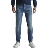 PME Relaxed Fit Jeans mit Gürtelschlaufen Modell COMMANDER Jeansblau 36/30