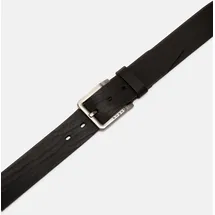 Bugatti Herrengürtel Leder schwarz 90 cm