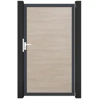 GROJA Steckzaun Tor BasicLine Universal-DIN DB Sheffield Oak