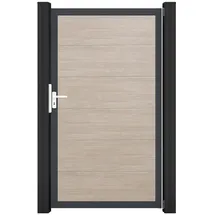 GROJA Steckzaun Tor BasicLine Universal-DIN DB Sheffield Oak
