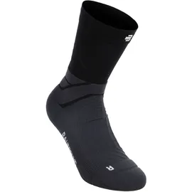Bauerfeind Run Performance Mid Cut Socken Schwarz 43-46