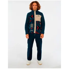 Protest Don Outdoor Fleece Mit Durchgehendem Reißverschluss - Twilight Navy - M