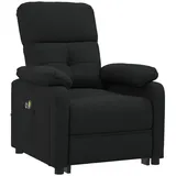 vidaXL Massagesessel Massagesessel mit Aufstehhilfe Schwarz Stoff (1-St) schwarz