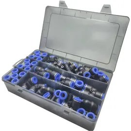 TRU Components Pneumatik-Verbinder TC-14109148 TC-Fitting set - 10 mm Rohr-Ø: 10 mm 60