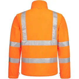 AS Arbeitsschutz Nitras Motion TEX VIZ, Warn-Fleecejacke XS | orange