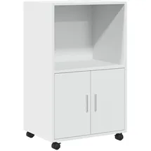 vidaXL Rollschrank 55 x 91 x 40 cm Weiß