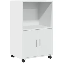 vidaXL Rollschrank 55 x 91 x 40 cm Weiß