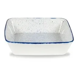 Churchill 6 x Buffetschale quadratisch 25,4cm STONECAST HINTS indigo