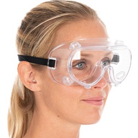 Schutzbrille transparent, belüftet aus PVC