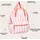 KidzRoom Stripe Frenzy Rucksack - Pink / White - One Size