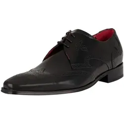 Jeffery-West  Herrenschuhe Derby Brogue Lederschuhe  in Schwarz, 44