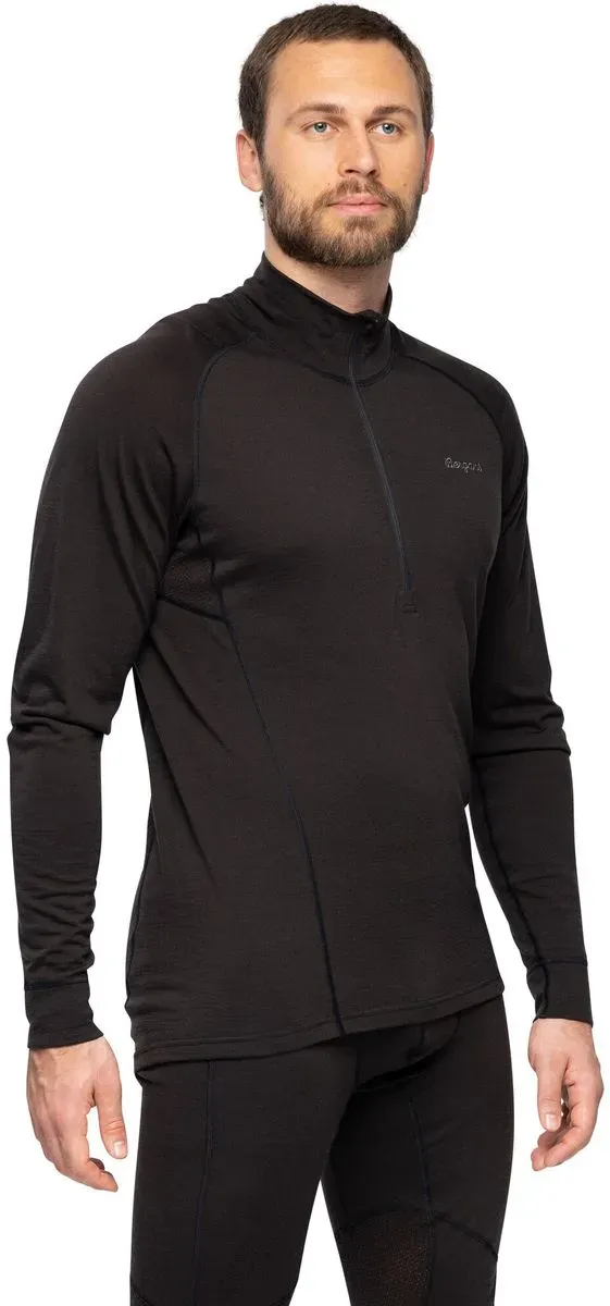 Bergans Inner:pure Merino Half Zip Men black (91) L