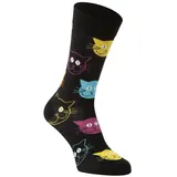 happy socks ab Happy Socks Unisex Socken Cat - schwarz - 36|37|38|39|40