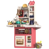 Coemo Kinderküche Jenny Spielküche mit viel Zubehör Farbe Rosa