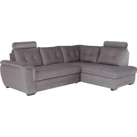 Livetastic Ecksofa, Metall, 3-Sitzer, Ottomane rechts, L-Form, cm, Reach, Goldenes M, Made in EU, Oeko-Tex® Standard 100, FSC Mix, Stoffauswahl, Wohnzimmer, Sofas & Couches, Wohnlandschaften, Ecksofas