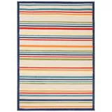 Mazovia Designteppich In- & Outdoor Teppich Wetterfest & UV-beständig Balkon - Bunt, 140 x 200 cm, Höhe 6 mm, Kurzflor, Weich, Pflegeleicht, Flachgewebe bunt 140 x 200 cm