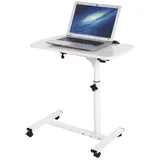 Rollbarer Laptop-betttisch – Höhen- Und Neigungsverstellbarer Rollschreibtisch, Kleiner Schreibtisch, Tisch Zum Arbeiten Und Entspannen
