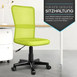 TRESKO Drehstuhl Kunststoff Hellgrün