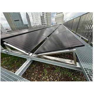 venturama solar FlatFlex Flachdach Aufständerung PV Unterkonstruktion Solar Photovoltaik