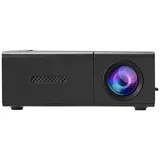 Mini-projektor, Tragbarer Mini-projektor 1080p Full Hd Unterstützt, Videoprojektor Mit Fernbedienung, Kompatibel Mit Hdmi/audio/tablet/pc/usb, Schwarz