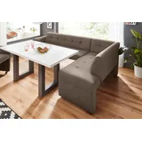 exxpo - sofa fashion Eckbank »Barista«, Frei im Raum stellbar, beige