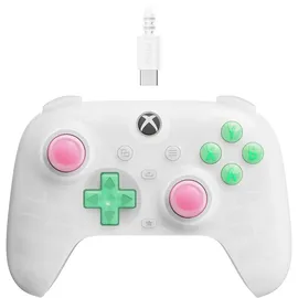 8bitdo Ultimate Mini Wired Controller Clear White Xbox