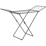 Gimi Glory Wäscheständer, Stahl, Schwarz, 180 x 55 x 93 cm