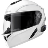 Sena Outrush R Bluetooth Klapphelm mit Intercomsystem (Weiß, XL