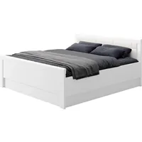 Priess Einzelbett PRIESS "Arnsberg", weiß (lichtweiß, weiß), B:188cm L:208cm,