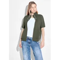 Cecil Damen B253777 Sommer Sweatjacke Cool khaki) XXL (46),