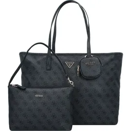 GUESS Shopper Power Play Large Tech Logo Coal Grau Damen