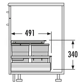 HAILO Separato-K 900 8 l Grau