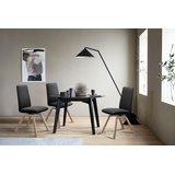 Stressless® Polsterstuhl Laurel, Low Back, Größe M, mit schräggestellten Beinen in Eiche natur schwarz