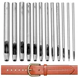 luxuskollektion Lochstanzer Set 12-tlg Edelstahl 0,5-6 mm