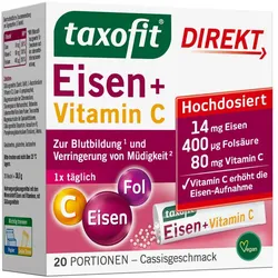 taxofit® Eisen + Vitamin C Direkt-Granulat