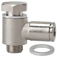 Riegler L-Steckverschraubung »metallica« G 3/8 a., Schlauch- Ø10, MS