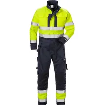 Fristads Multinorm Winteroverall 8088 FLAM" Flame gelb/marine - S