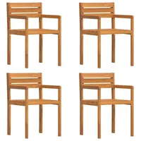 VidaXL Gartenstühle 4 Stk. 50x53x80 cm Massivholz Akazie