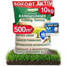düngemeister Rasendünger für Ihren sattgrünsten Traumrasen - gesunder, dichter und sattgrüner Rasen sofort mit revolutionärer KI Formel - Lan...