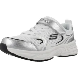 SKECHERS Retro Graph Kinder Weiß/Silber 30
