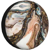Reifenabdeckung Marmor Liquid Swirl Art gedruckt Wasserdicht Staubdicht Ersatzreifen Radabdeckung für Anhänger LKW SUV Camper Rad Reise Anhänger 14 Zoll 15 Zoll 16 Zoll 17 Zoll