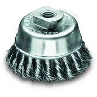 Lessmann Topfbürste D.80mm M14 Drahtstärke 0,5mm STA 9000min-1