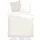 Tom Tailor Renforcé Bettwäsche ORGANIC LEAVES Beige/Weiß 200 x 220 cm + 2 x 80 x 80 cm