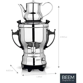 BEEM TEA-CLASSIC Samowar Schwarz 3 l