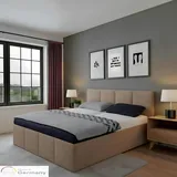 Halmon Schlafkomfort Betten Dalas Sahara 200 x 200 cm H2 Beige