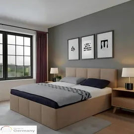Halmon Schlafkomfort Betten Dalas Sahara 200 x 200 cm H2 Beige