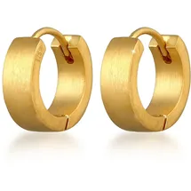 KUZZOI Ohrringe, 925 Silber gold, | Gr.: onesize,