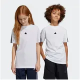 Adidas Kinder Shirt Future Icons 3-Streifen, WHITE/BLACK, 176