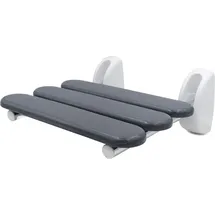 RIDDER Duschklappsitz Pro Badewannensitz grau