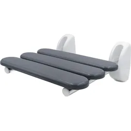 RIDDER Duschklappsitz Pro Badewannensitz grau